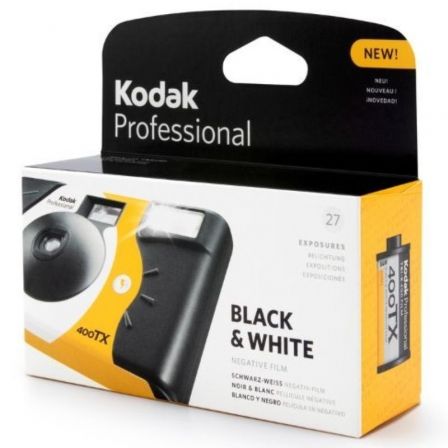 Kodak PRO TRI-X 400 Cámara Desechable Blanco y Negro ISO 400 - 27 Exposiciones Kodak PRO TRI-X 400 Cámara Desechable Blanco y Negro ISO 400 - 27 Exposiciones